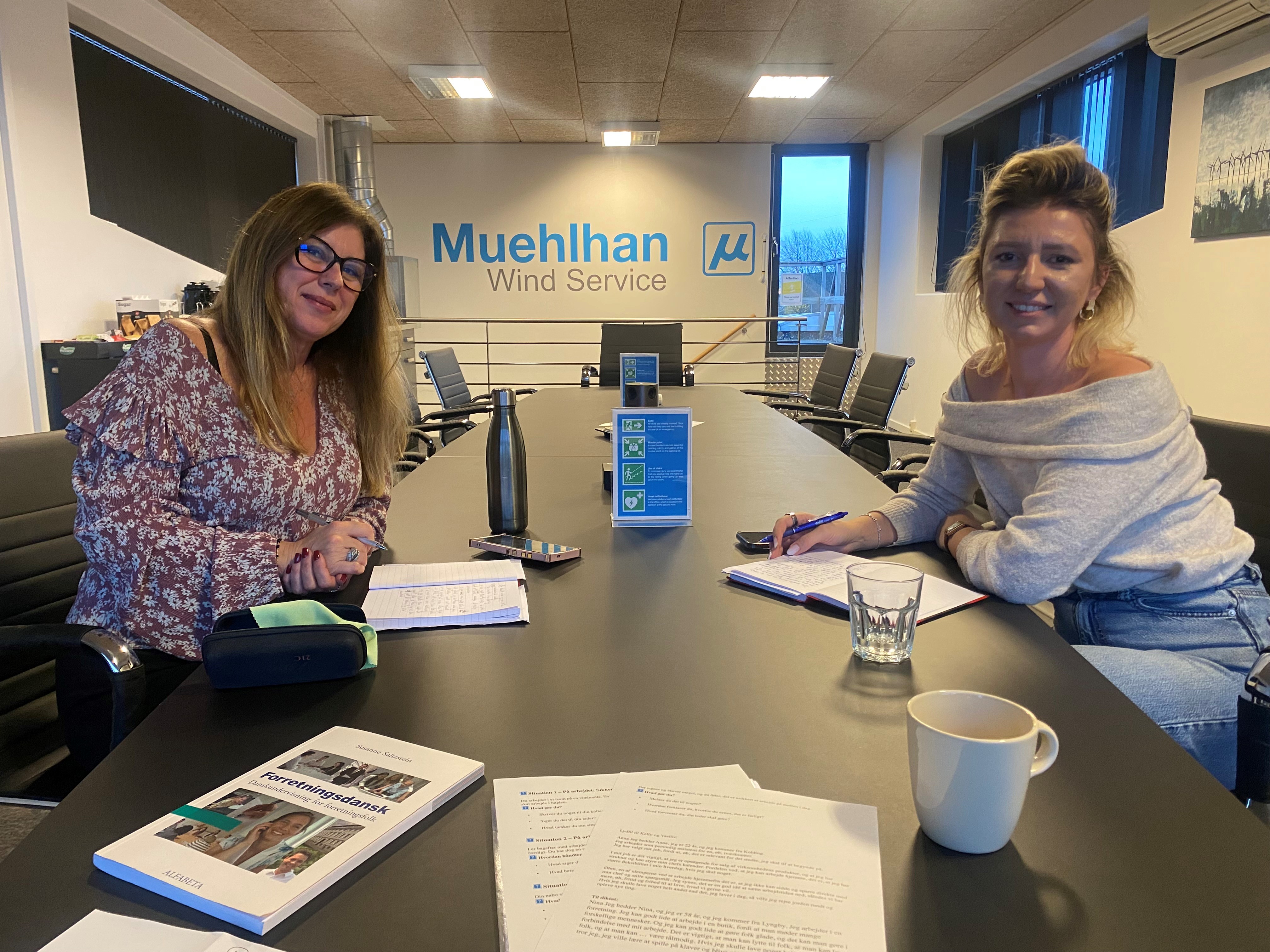 Undervisning på Muehlhan Wind Service